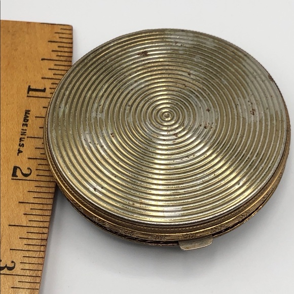 Evans Embroidery Petit Point Beaded Mirror Compact - Picture 5 of 7